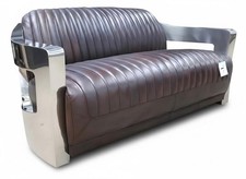 Sofa Leder Designsofa 3-Sitzer