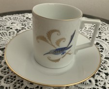 Porzellan Sammeltasse Mocca Gedeck Höchst ###‼️Stand In der Vitrine