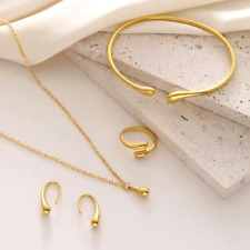 4teilig Set Armband Halskette