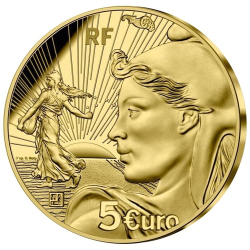 Goldmünze die säerin - die, 20