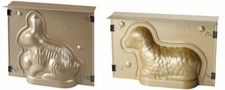 Dr. Oetker Osterbackformen-Set 2tlg. Hasenform Lammform aus Stahlblech Ostern