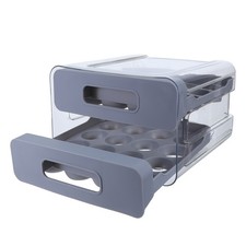  Eier Aufbewahrungsbox Eierbehälter Kühlschrank-eierspender Eierdose