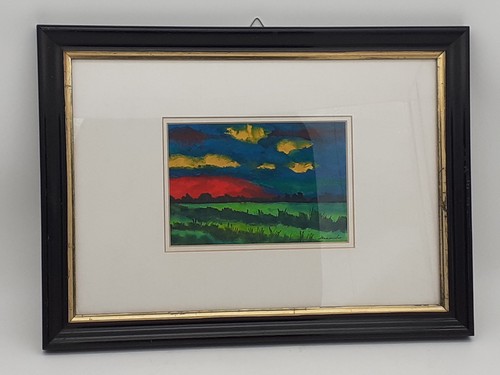 Gemälde deichlandschaft - gemälde, 'deichlandschaft'
