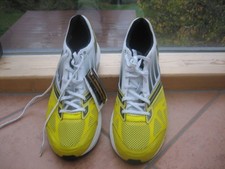 Adidas adizero Tempe 5 m, Sportschuhe, gelb und weiß,  Größe 12 1/2, NEU