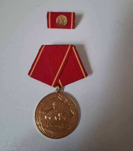Ddr medaille für jahre - medaille, 25
