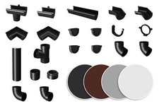 Regenrinne Dachrinne Fallrohr