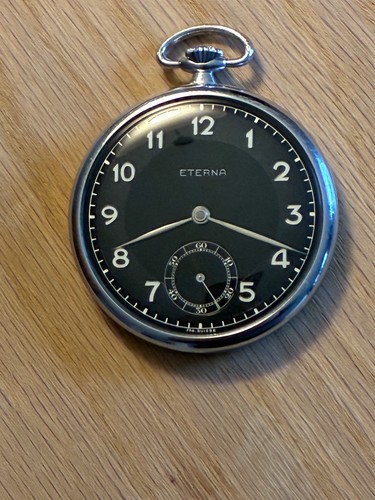 Eterna taschenuhr schwarz - taschenuhr, ca