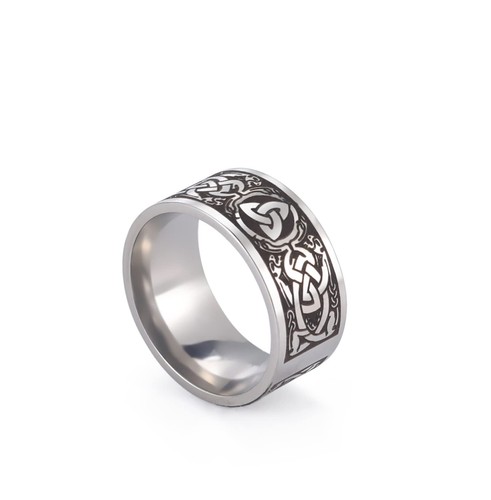 Triquetra trinity knoten ring - knoten,