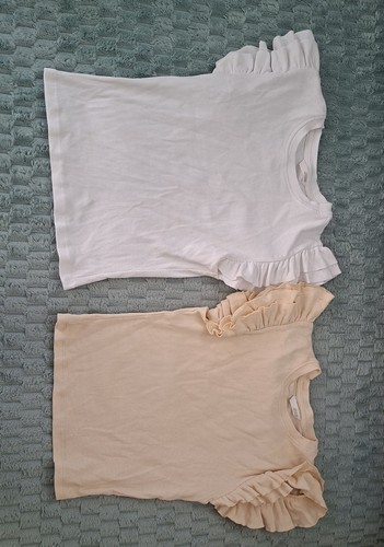 Zara tshirts mit volants m - gr.,