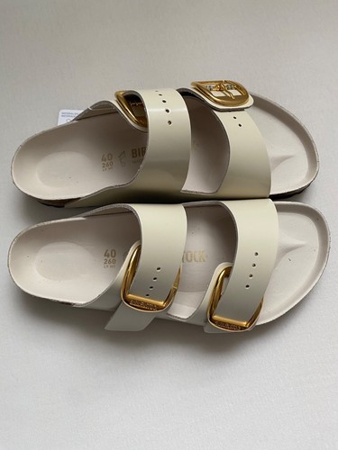 Birkenstock arizona weiß - weiß, mit