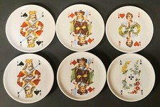 8 Vohenstrauss Spielkarten Untersetzer, Konfekt-, Münzen-,Spielchipsschälchen