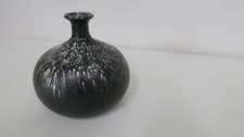 Nachlass Glas Vase - bauchige