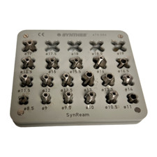 Synthes Synream 675.504 Ream Reaming Set Einsatz Markraumrohrköpfe 18 stk