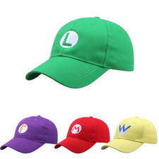 Super Mario Luigi Wario Mütze mit Entenzunge Baseballcap Sonnenhut Cosplay-Hüte.