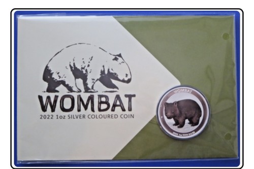 Wombat 1oz 999 - , silbermunze