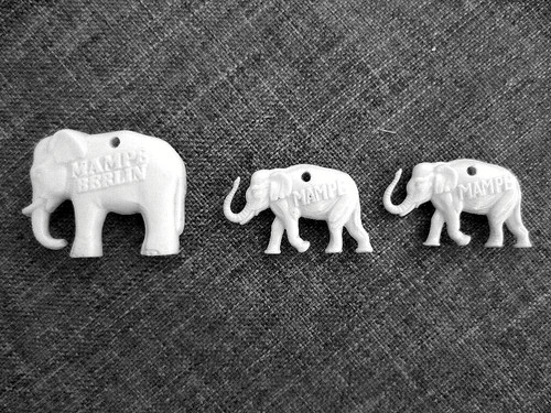 Werbefiguren elefantenkuh mit - werbefiguren,,