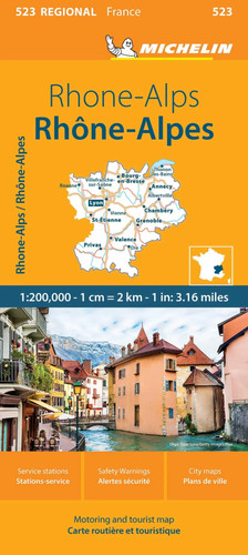Rhone alps michelin regional - -,