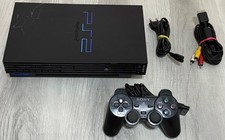 SONY PLAYSTATION 2 FAT PS2 SCPH-50004 SCHWARZ GETESTET & GEPRÜFT