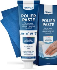 150ml Polierpaste inkl Profi Poliertuch I Politur für Acrylglas Epoxidharz Lacke