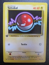Base Set 1st edition 67/102 Voltobal vintage Karte Deutsch #MB512#