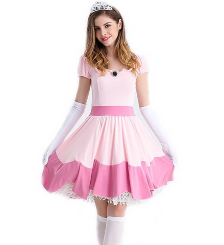 Damen kostüm prinzessin peach - damen,