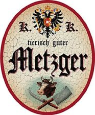 Metzger + Nostalgieschild