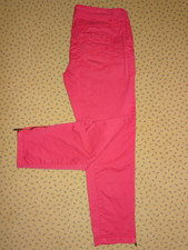 S'questo 7/8 Jeans Modell Nina rosa pink Gr. 34 mit Zipper am Beinende neuwertig