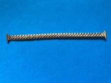 Unbenutztes Stretch Damen Vintage Uhrenarmband Edelstahl „FixoFlex“ Steg:12mm