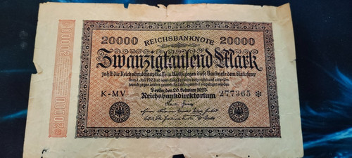 Deutsches reich 20000 - 20000, mark