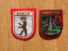 2 x Aufnäher Berlin Berliner