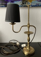 Alte Messing Tischlampe höhenverstellbar, antik?, Gründerzeit?
