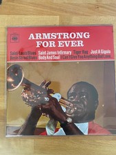 Jazz Blues Klassik lp Platte vinyl schallplatte Erstpressung Armstrong For ever