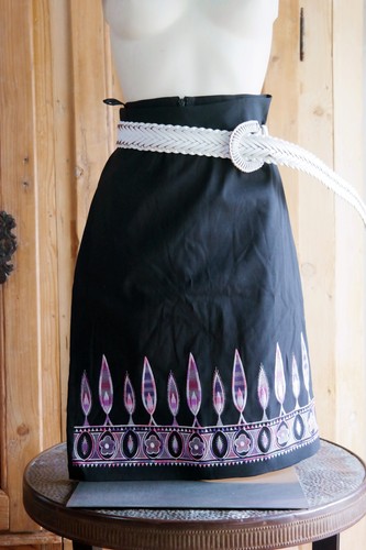 Highwaist rock bestickt - rock,