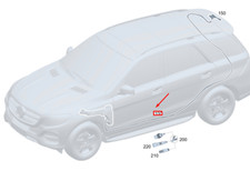 MB GLE W167 REAR WINDOW DOOR