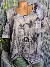 Damen Shirt Bluse Kurzarm