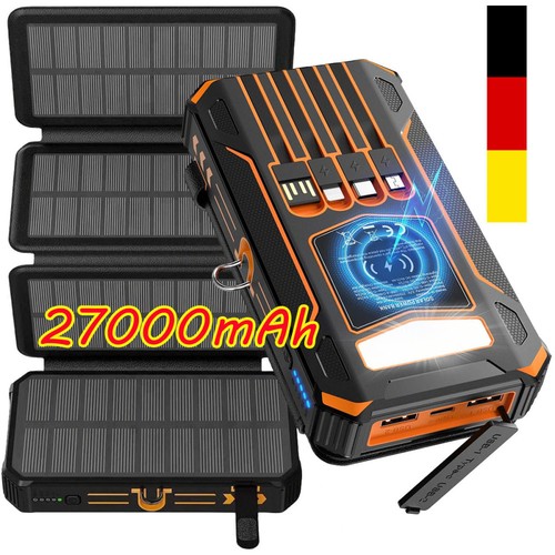 27000mah solar powerbank - 27000mah, 4