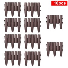 Palisaden Rasenkante 2,8m~22,4m Beeteinfassung Beetumrandung Braun Garten DE