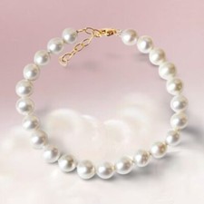 Elegantes 585 Gold Zuchtperlen