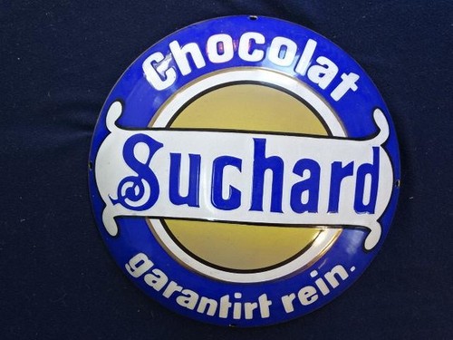 Emailliertes suchard vintage - emailliertes,