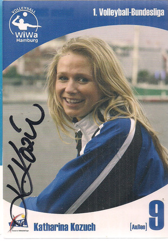 Autogramm katharina kozuch - autogramm,