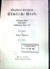 Adalbert Stifters Sämtliche