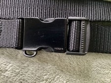 PRADA Nylongürtel Schwarz Unisex Herren Damen