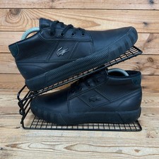 Lacoste Sneaker Damen Größe UK 6 Gripshot Chukka Schwarz Leder Winterstiefel