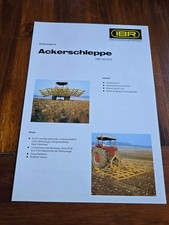 IBR Maschinenfabrik Ackerschleppe Landmaschine Prospekt Brochure