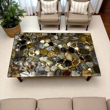 Natürlicher Achat Stein Mitte