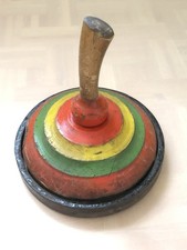 Alter Eisstock Holzstock Deko Vintage Holzeisstock