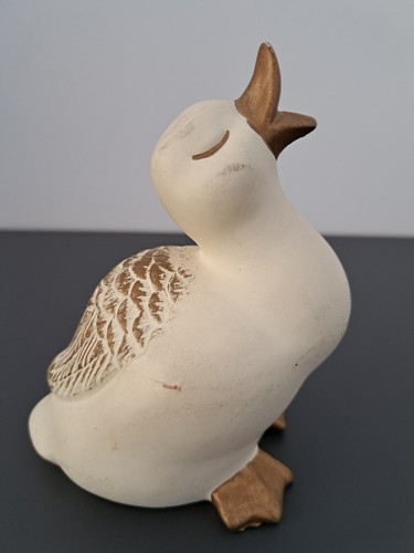 Ente figur weiß hausente deko - figur,