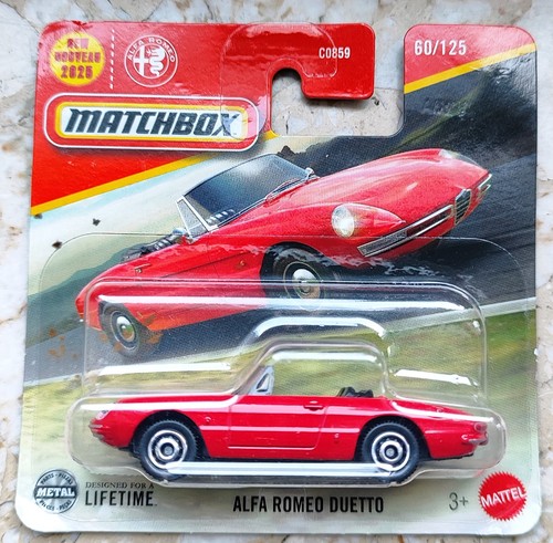 Matchbox alfa romeo duetto - alfa,