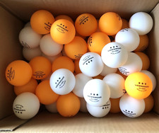 24 Tischtennisball Tischtennis Bälle 3 Stern 40+ / 12 Weiß + 12 Orange Ball 40mm