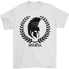 Bodybuilding Sparta Helm Fitness Training Herren T-Shirt 100% Baumwolle